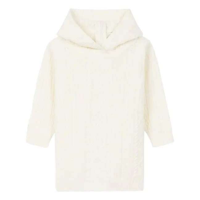 Burnou Torsades Cashmere | Cream