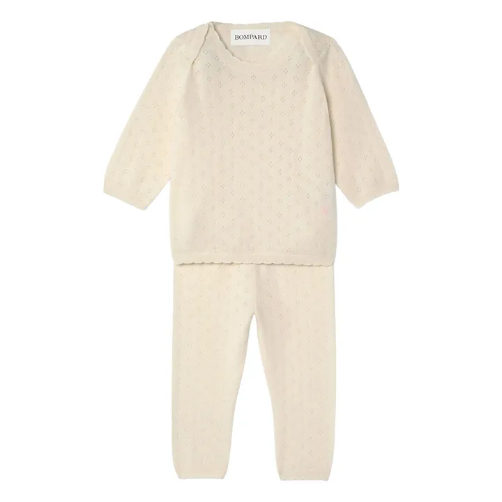 Bompard - Bompard - Ensemble T-shirt et Pantalon Pointelle Cachemire