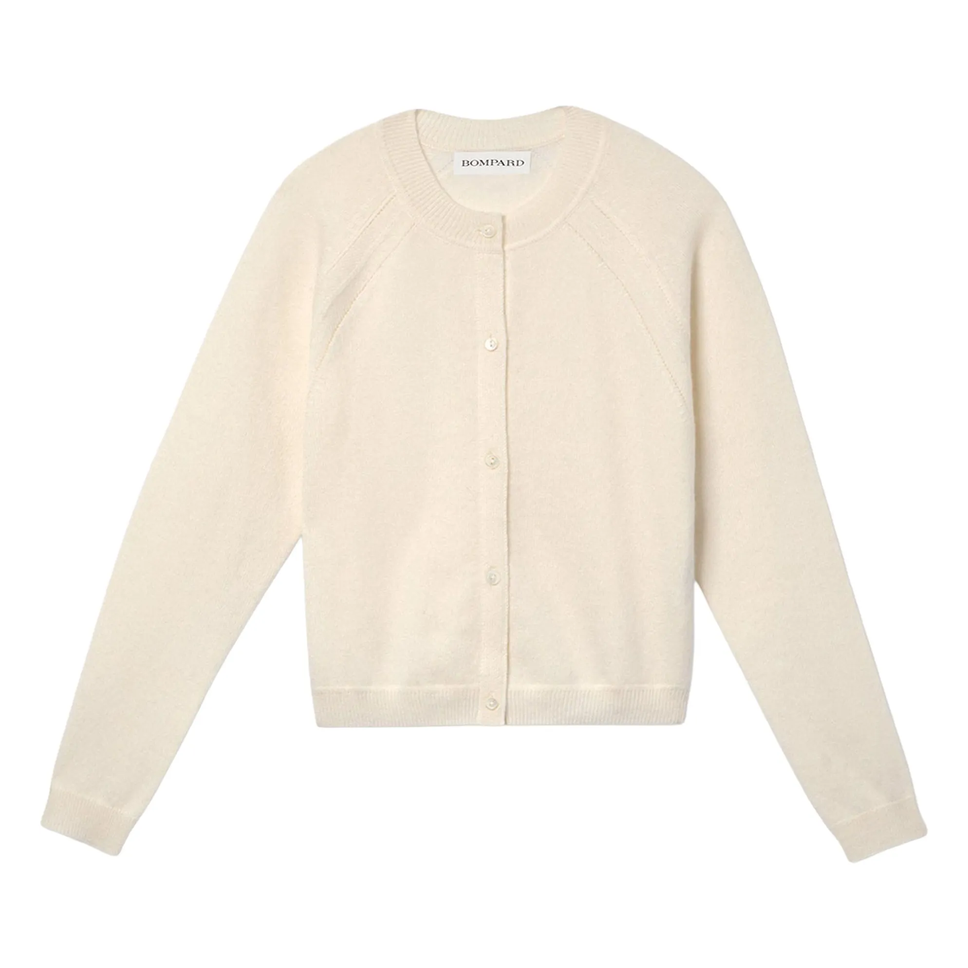 Bompard Cream Cashmere Cardigan