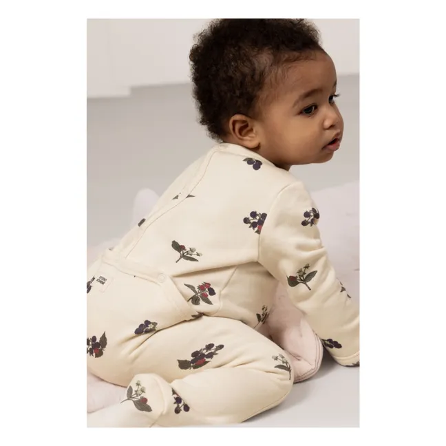 Pijama de algodón orgánico Chubby Blackberry | Crudo
