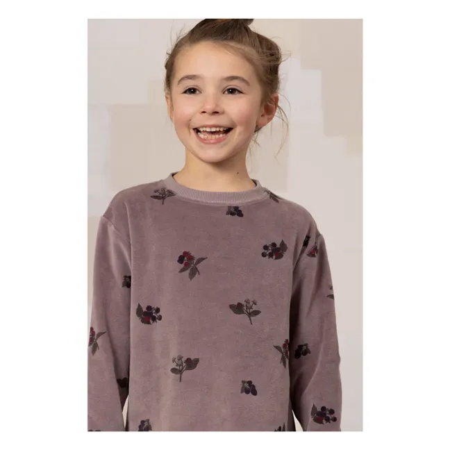 Vestido Chicas Mûres Terciopelo Algodón Ecológico | Malva