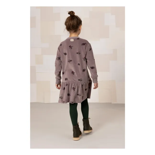 Vestido Chicas Mûres Terciopelo Algodón Ecológico | Malva
