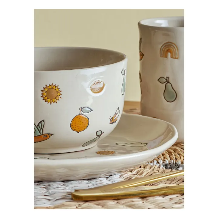 Vajilla de gres Agnès | Blanco- Imagen del producto n°2