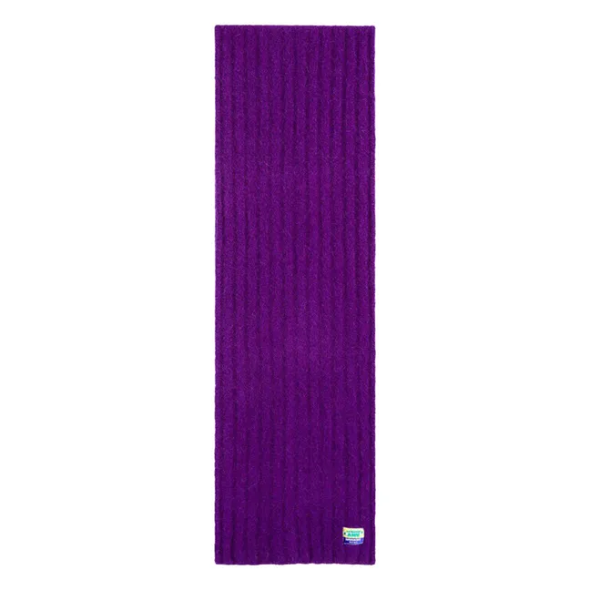 Echarpe Vitow Laine et Alpaga | Aubergine