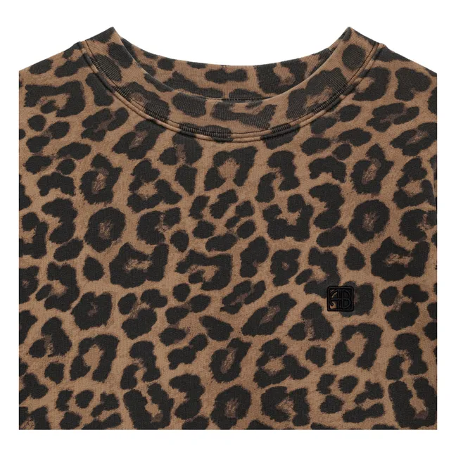 Miles Leopard sweatshirt | Grey