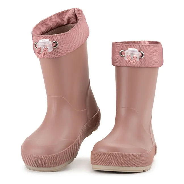 Botas de lluvia Yogi DK Cuello | Rosa Pálido