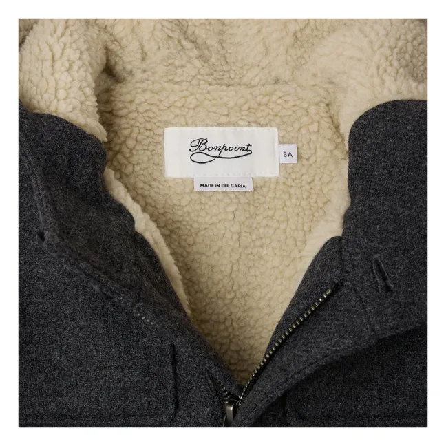 Manteau Julien Drap de Laine | Gris foncé