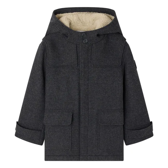 Manteau Julien Drap de Laine | Gris foncé