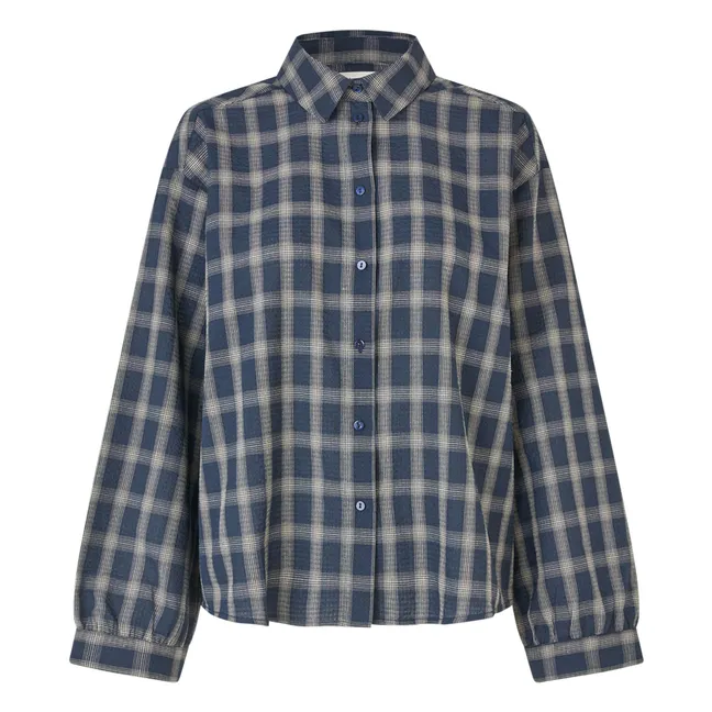 Chemise Siv Carreaux | Bleu foncé