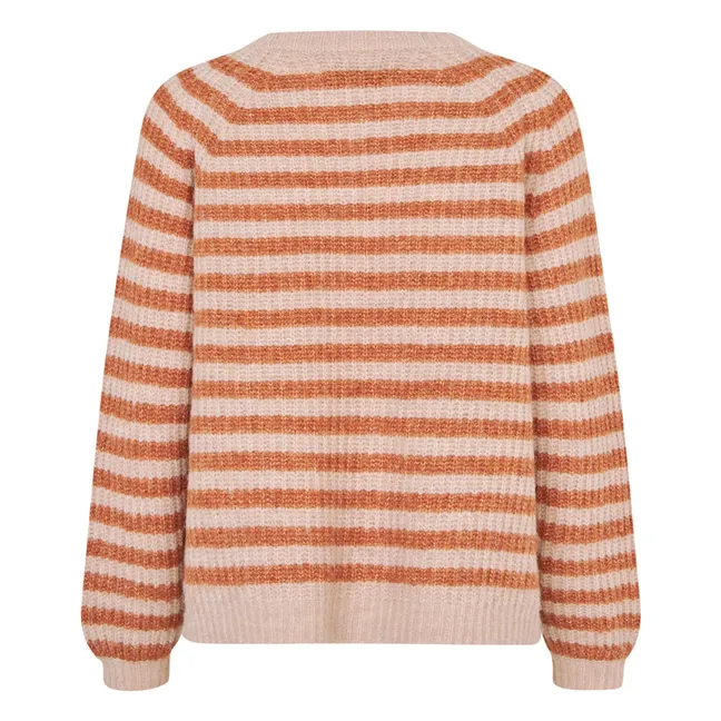 Jersey de rayas Bina | Orange Rouille