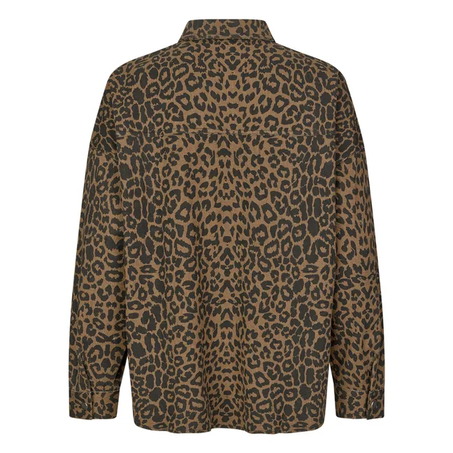 Sur-Chemise Veida Léopard | Marron
