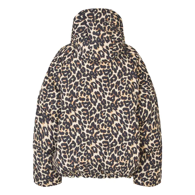 Doudoune Shelby Léopard | Beige