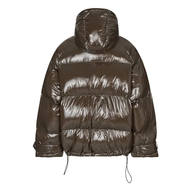 Chaqueta de plumón de fibra reciclada Shelby | Marrón