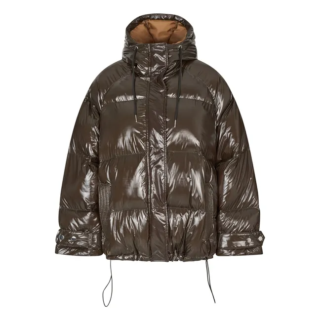 Chaqueta de plumón de fibra reciclada Shelby | Marrón