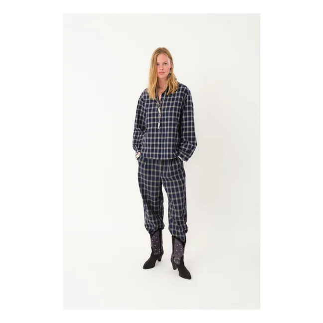 Chemise Siv Carreaux | Bleu foncé