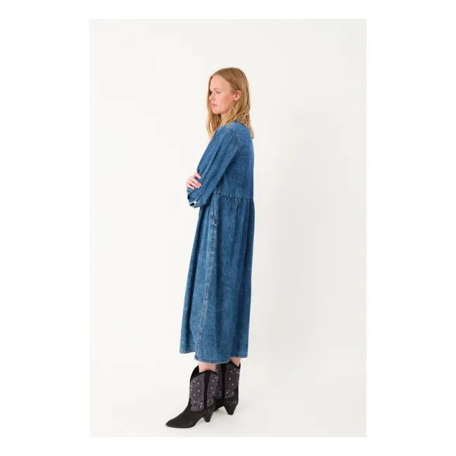 Robe Aliya Denim | Bleu
