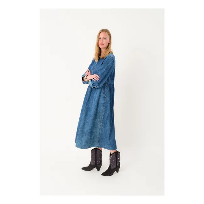Robe Aliya Denim | Bleu