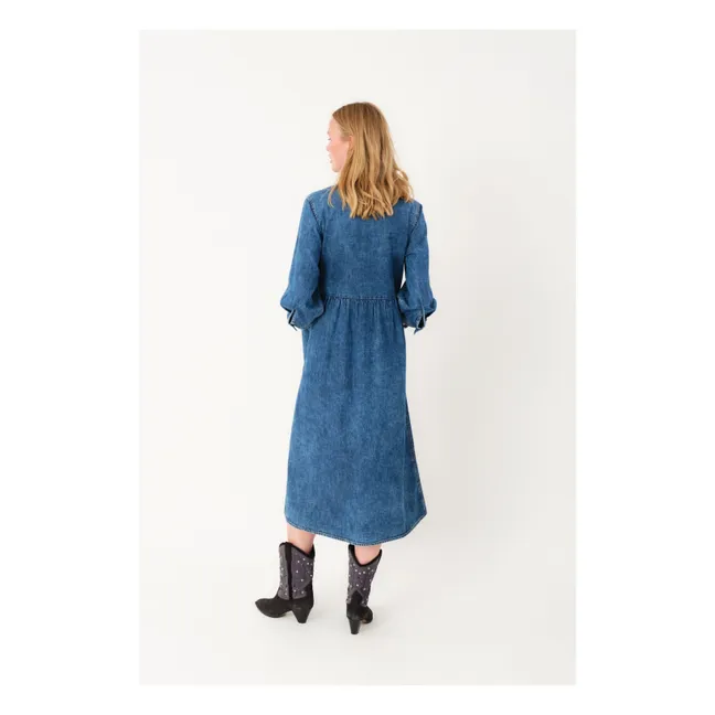 Robe Aliya Denim | Bleu