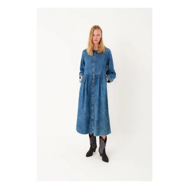 Robe Aliya Denim | Bleu
