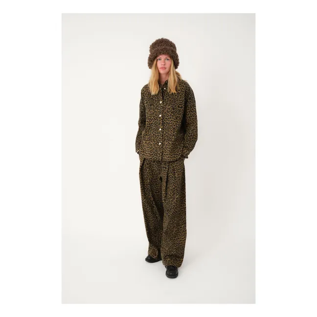 Sur-Chemise Veida Léopard | Marron