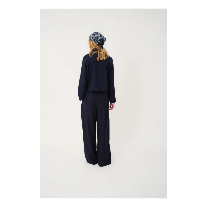 Pantalon Zola | Bleu foncé- Image produit n°2