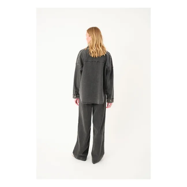 Überhemd Veida Denim | Washed Black