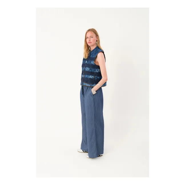 Veste Sans Manches Matelassée Cairo | Bleu