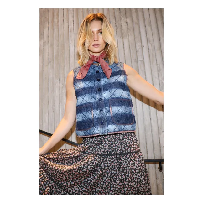 Veste Sans Manches Matelassée Cairo | Bleu