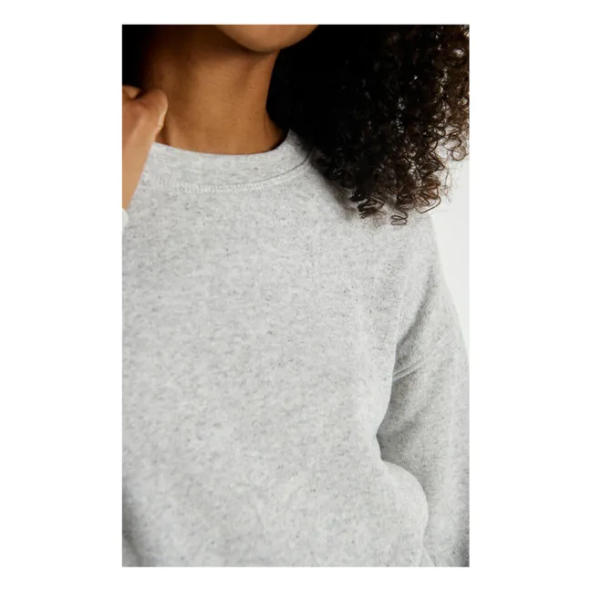 Sweat Evona | Gris chiné clair