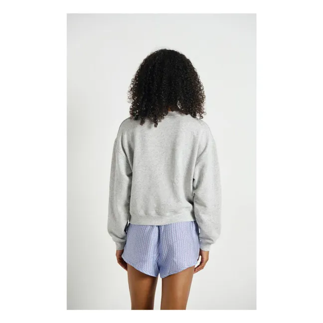 Sweat Evona | Gris chiné clair