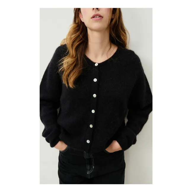 Gilet Vitow Alpaga et Laine | Noir