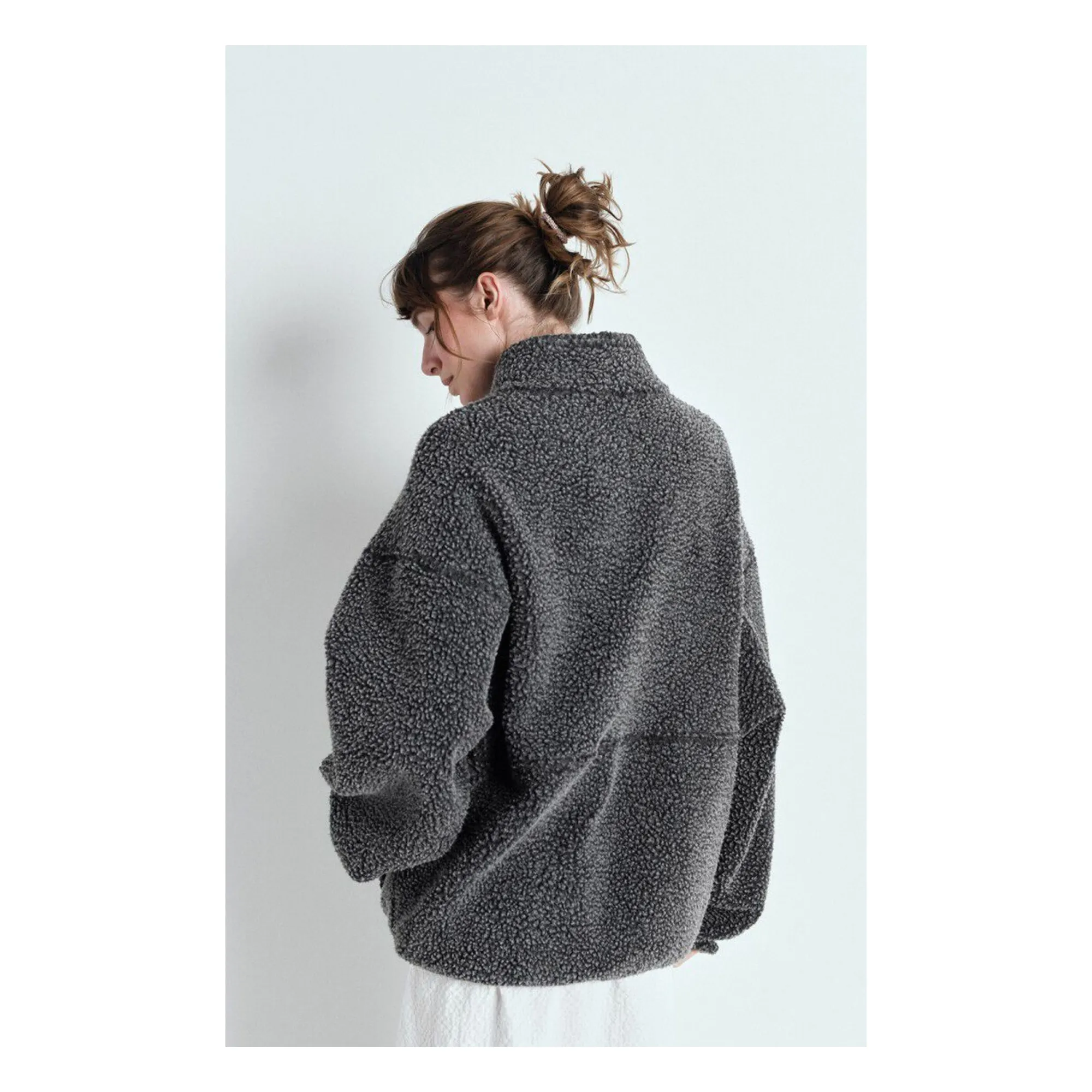 Veste Hoktown | Gris anthracite chiné- Image produit n°7