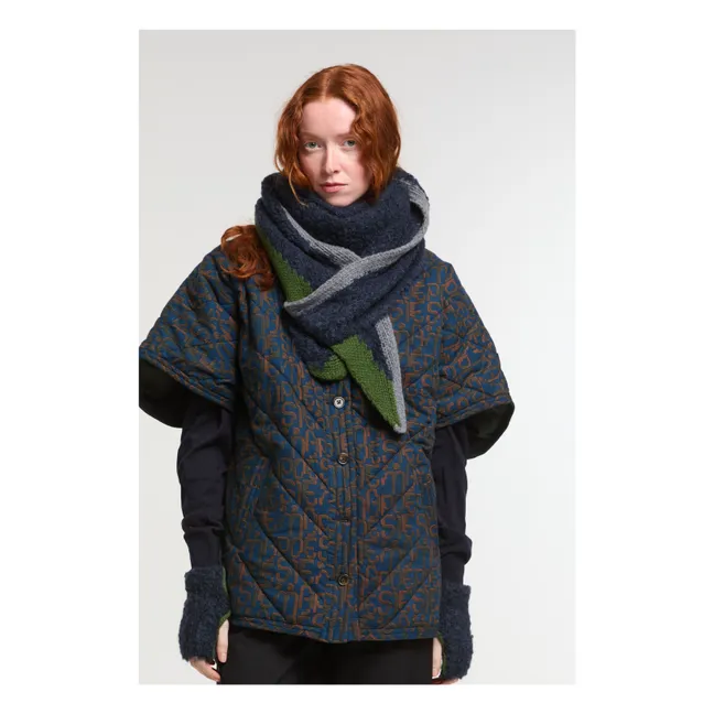 Triangle Scarf Asta Super Fine Alpaca | Midnight blue