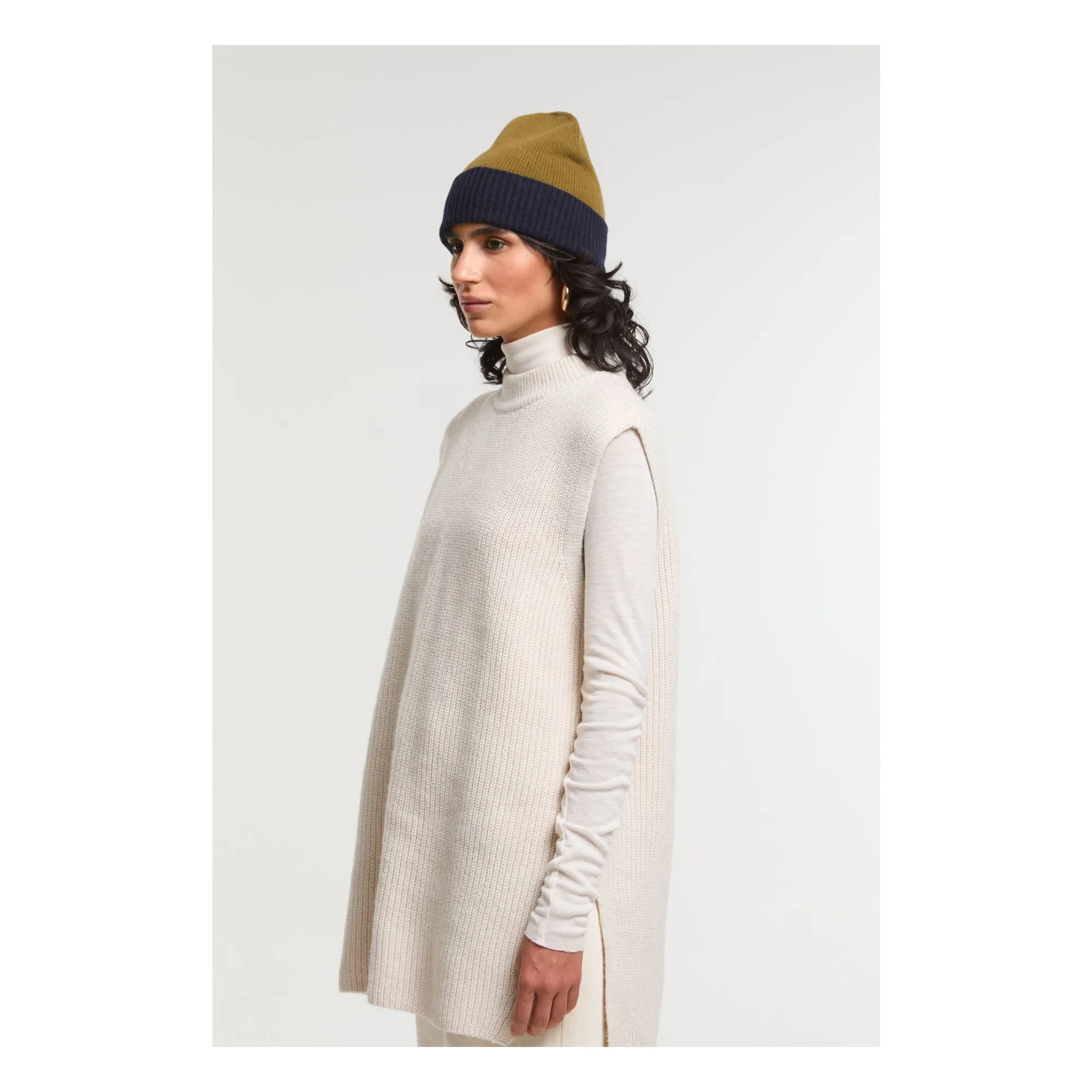 Mapoésie Khaki Viggo Wool Beanie