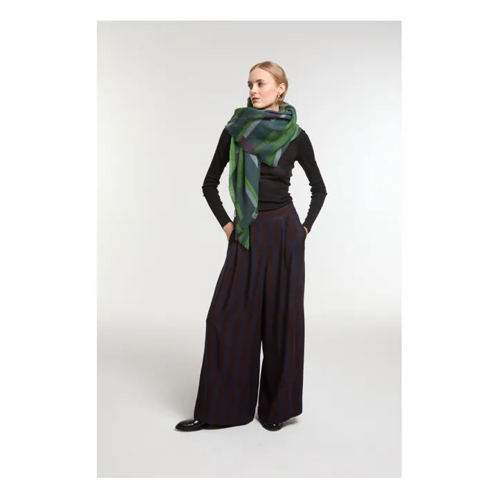 Foulard Edom Laine | Vert- Image produit n°3