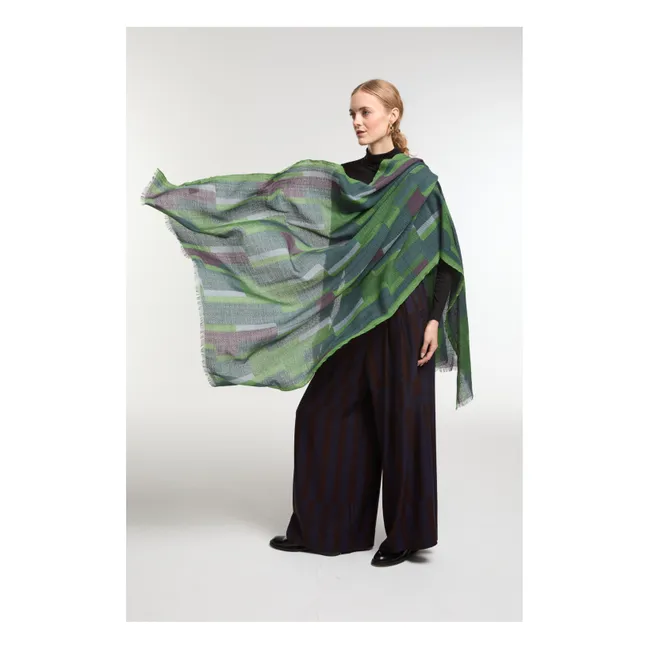 Foulard Edom Laine | Vert