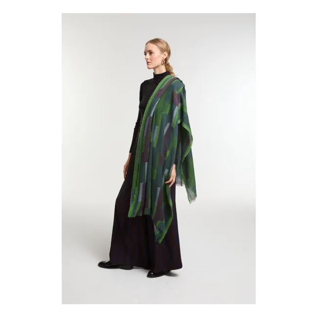 Foulard Edom Laine | Vert