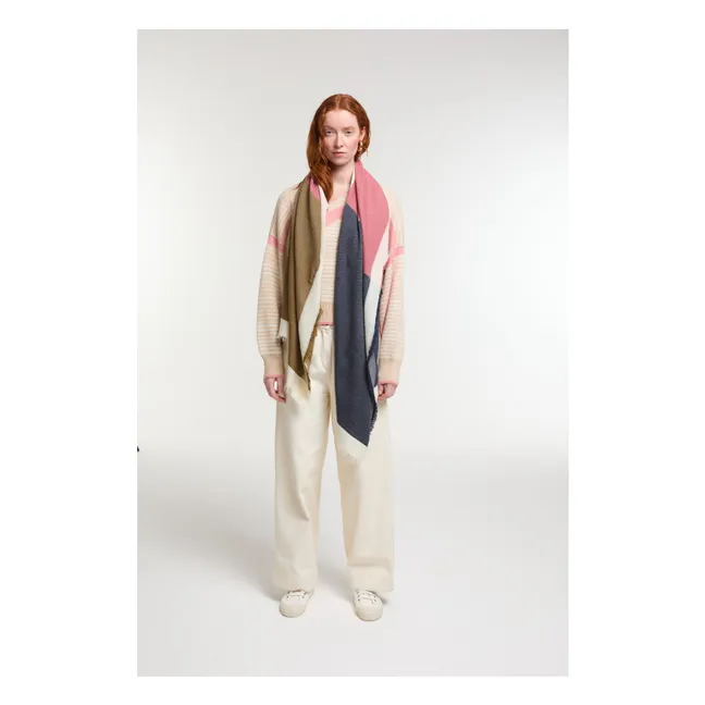 Sciarpa in lana Suzon | Blu marino