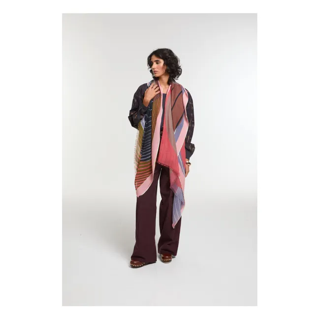 Astre Wool Scarf | Mauve