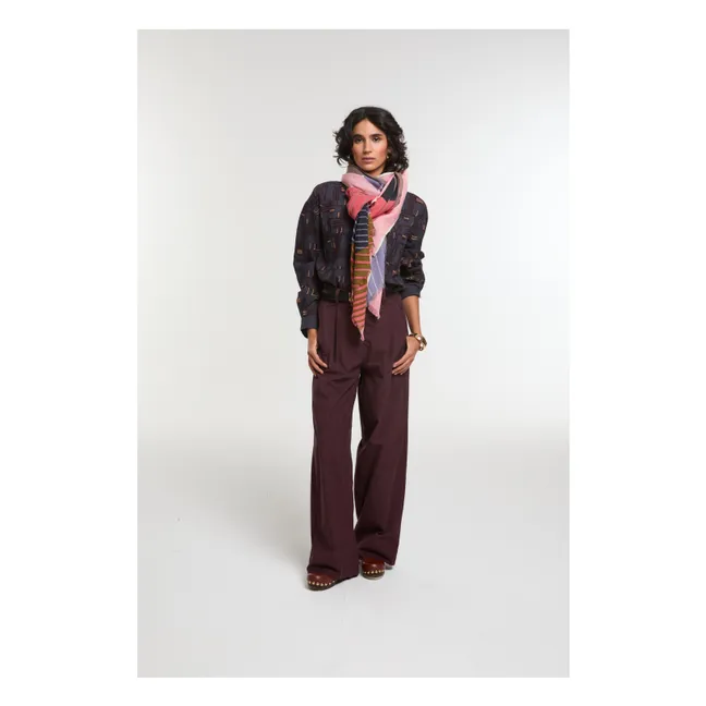 Astre Wool Scarf | Mauve