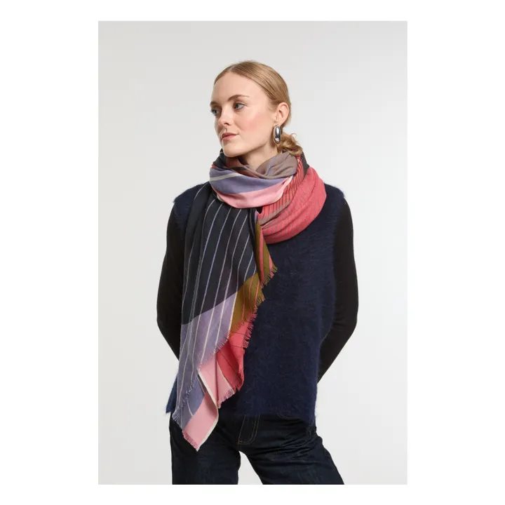 Foulard Astre Laine | Parme- Image produit n°1
