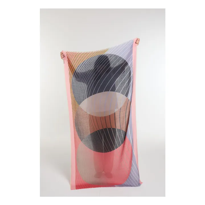 Foulard Astre Laine | Parme- Image produit n°0