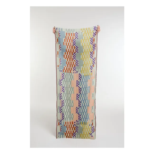 Saccade Wool Scarf | Green clay