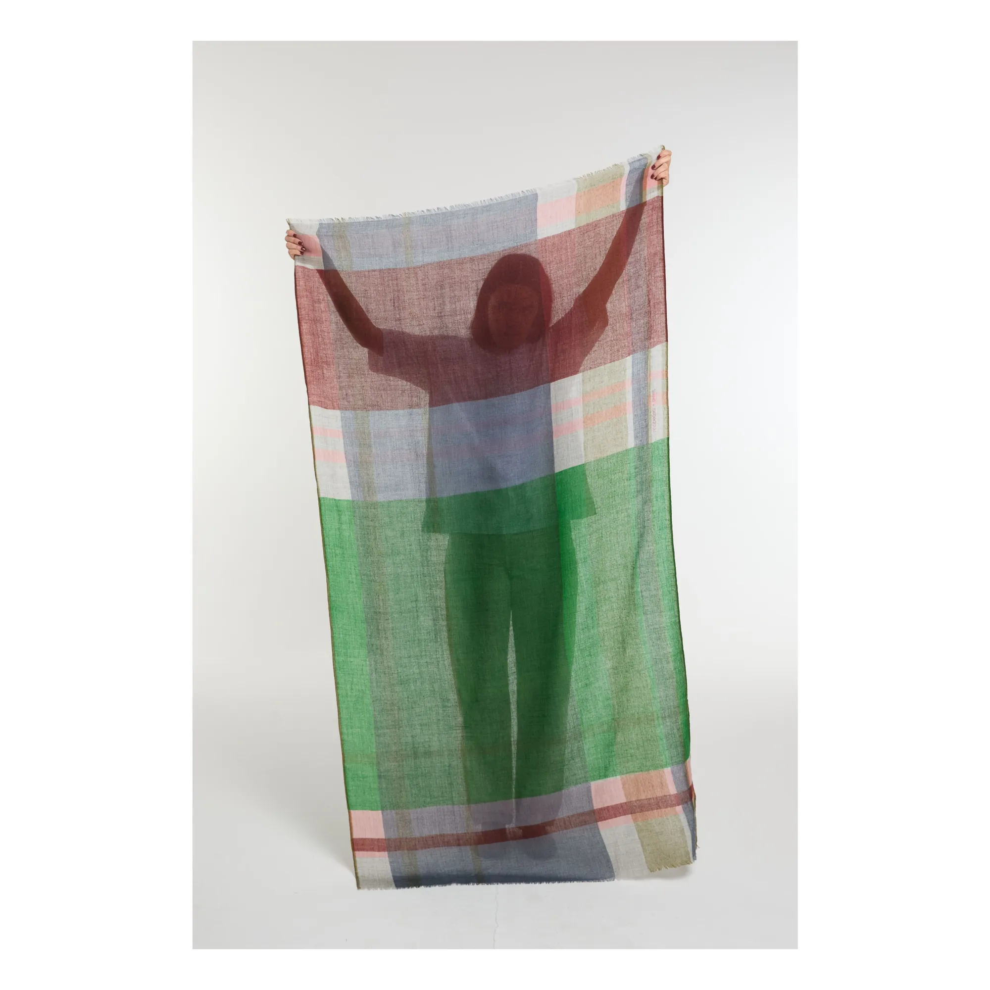 Mapoésie Green Divine Laine Scarf