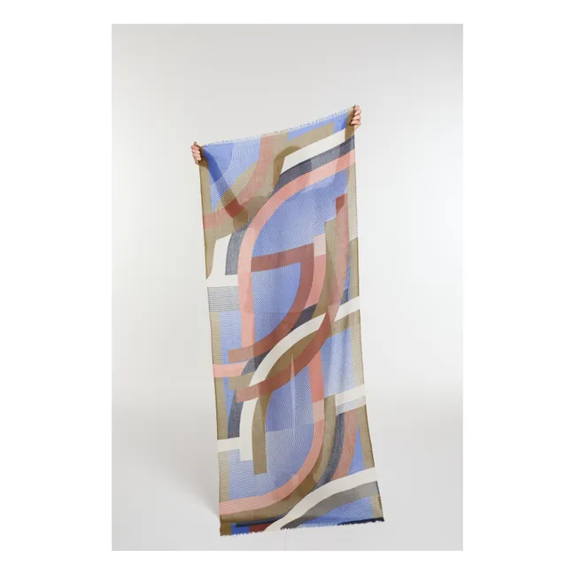 Alchimie Wool Scarf | Blue