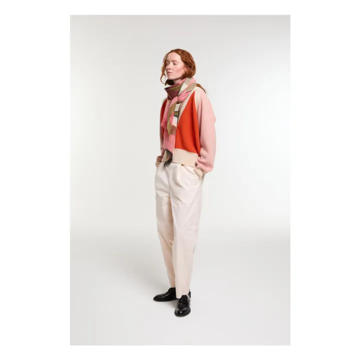 Foulard Alchimie Laine | Rose- Image produit n°0