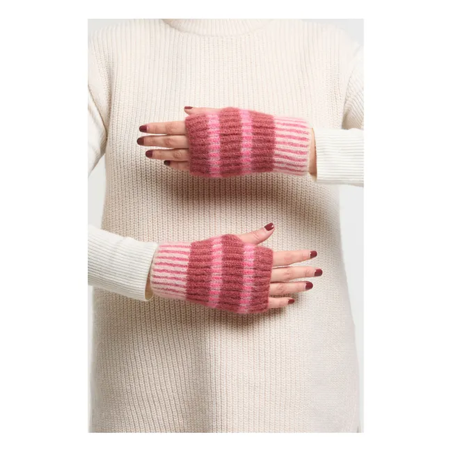 Guanti Hind Baby Alpaca | Rosa