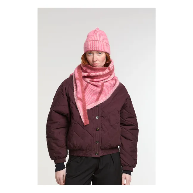 Dreiecksschal Hind Baby Alpaka | Rosa