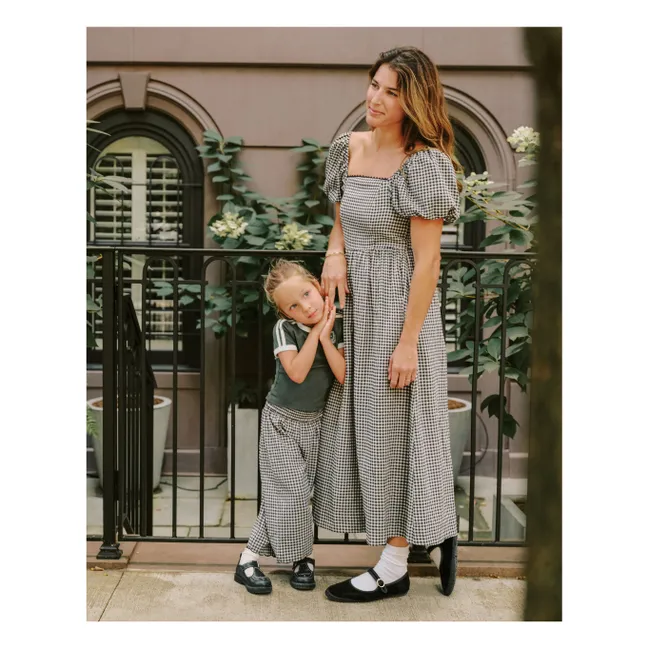 Pantalon Vichy | Noir