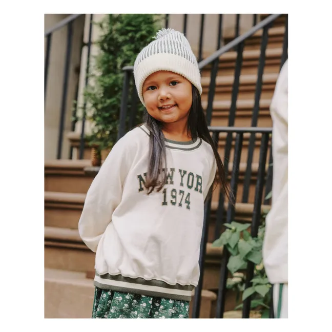 Raglan Sweat New York Mini | Ecru